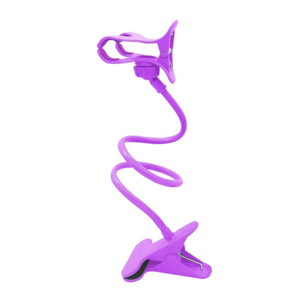 Lazy Arm Mobiltelefonfäste Flexibel Hållare Gooseneck Clamp J8T1 black One-size