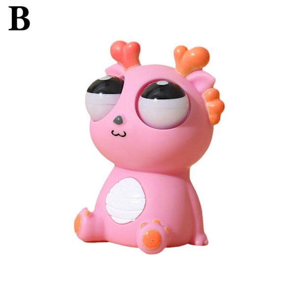 Ögonutskjutande, Drake, Handnypa, Ventilering, Dekompression, Leksaker, S2R2 Y7W5 P6P pink 11*6.5cm