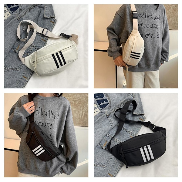 Ins Stil Nischdesign Bröstväska Herr Messenger Väska Fritidscykling Black One size
