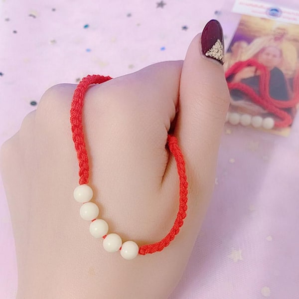 Enkel Mode Rött Rep Armband Man Kvinna Par Armband G0K0
