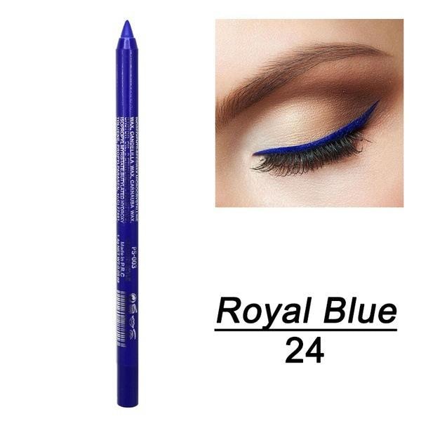 14 Färger Färgglad Eyeliner Penna Ögonpenna Gelpennor Långvarig  green 9g