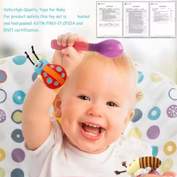 4 st/set Baby Tidig Utbildning Pussel Plysch Söt Tecknad Baby Leksak monkey pig 4pcs/set
