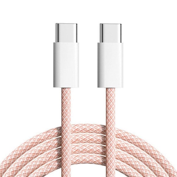 För iPhone 15 Pro Max Plus USB-C Kabel Typ-C Laddningssladd L3U1 pink 1M