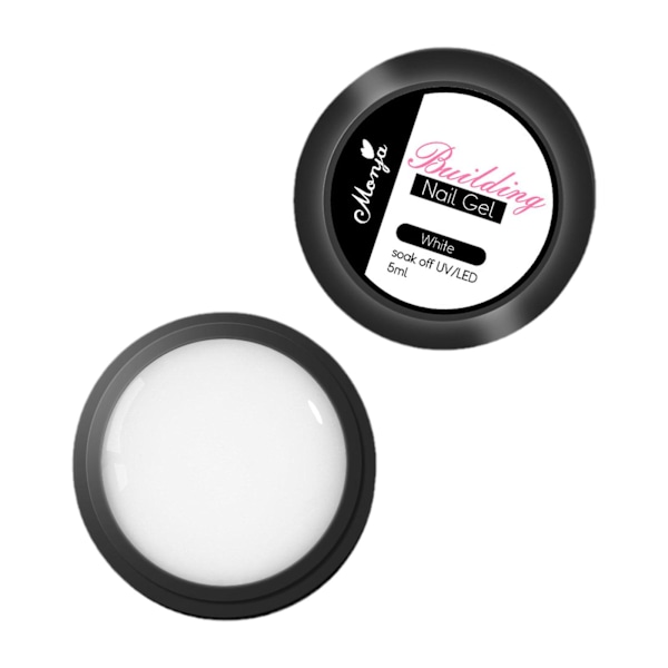 Icke-klibbig Handförlängning Nagelgel Skulpteringsgel Nagel XP Konst T Polish Q0Z6 white 5ml