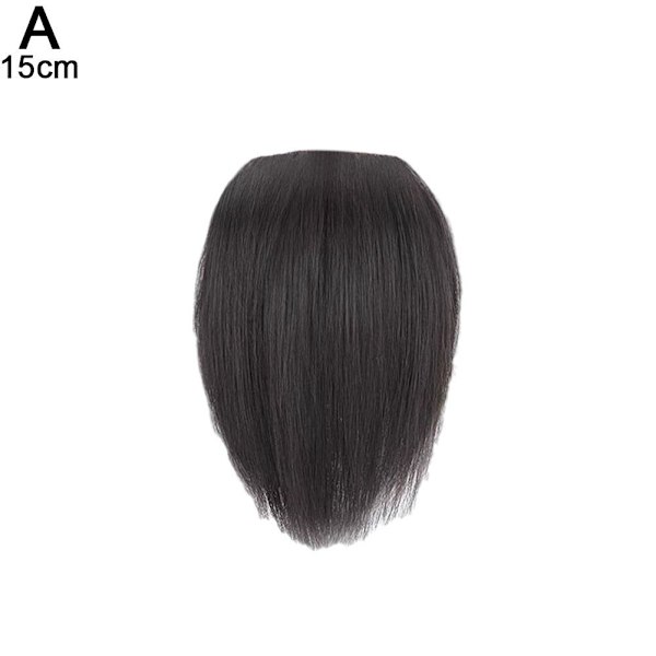 Uppgraderad Förtjockad Fluffig Hårförlängning Flerfärgad 15/25Cm Clips Osynlig Ny M4S7 Dark brown25cm 1pcs