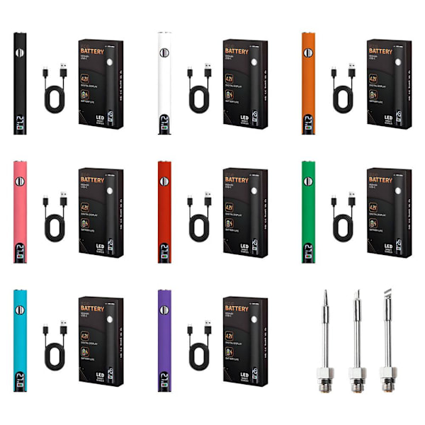 USB Elektrisk Lödkolv Kit 510 Svetslöd Verktyg Justerbar Varm J1 Blue One size