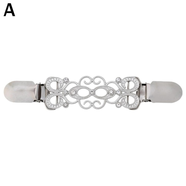 Perfekt Retro Kofta Clip Tröja Clip Kvinnor Filigran Rygg Clip Sjal Cinch Klänningar Y9j7 style3 One size