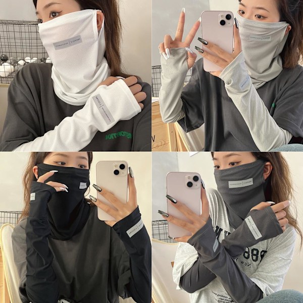 Unisex Kylande Armskydd Ärmar Sport UV Solskydd Utomhus grey Arm Sleeves