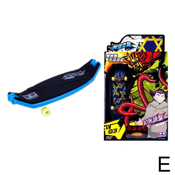 Professionell Finger Skateboard Trä Gripbräda leksak med Beari E one-size