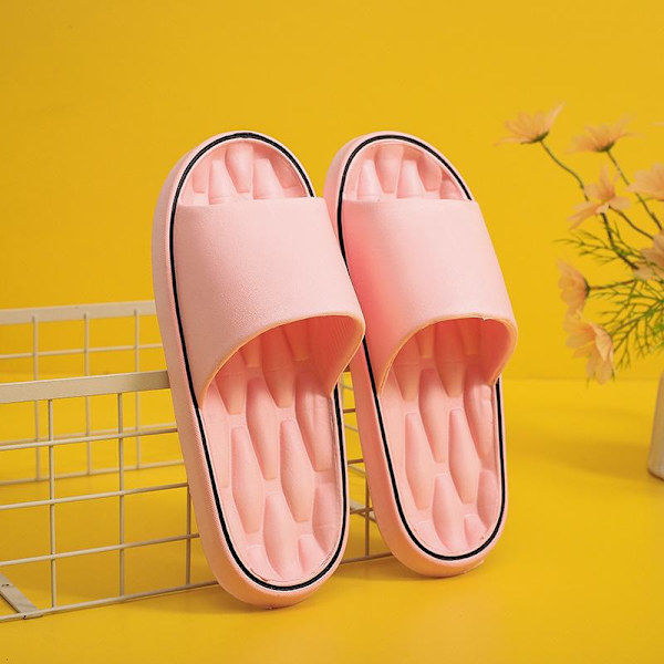 Bekväma Pillow Slides Anti-Slip Sandaler Ultra Mjuka Tofflor Hem Utomhus Sko Hot white 40/41
