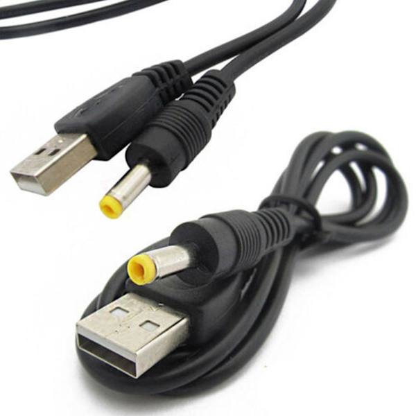 2-i-1 USB Datakabel Laddare Laddningssladd För PSP Verktyg Åtkomst 2000 3000 Spel I4G6