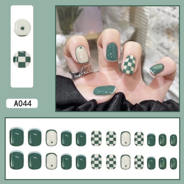 Fake Nails Snygga Ins Nails Nail Sticker Press-On Nails With Gu A025 one-size