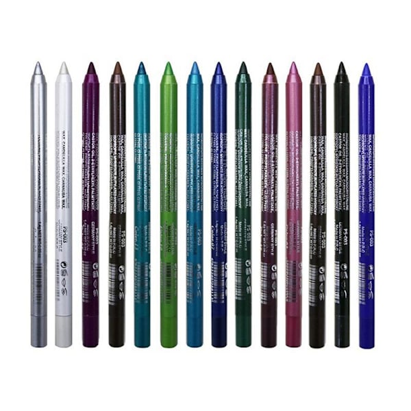 14 Färger Färgglad Eyeliner Penna Ögonpenna Gelpennor Långvarig  green 9g