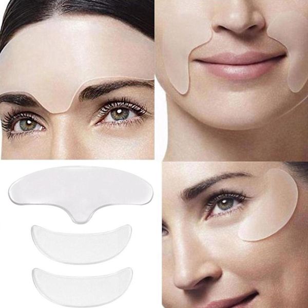 1 st Anti-rynkplåster Rynkor Leende Linjer Veck Pannband L3 X3W1 P5 A2T5 TransparentA eye