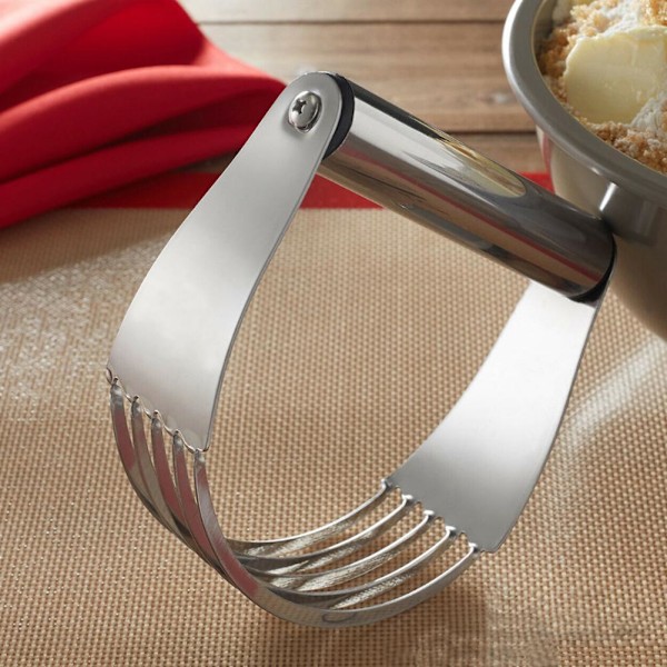 Stål mjukt grepp bakverk mixer deg skärare mjöl mixer bakning C black One-size