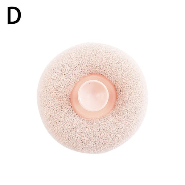 Sucker Bath Ball Dusch Scrubber Bath Flower Ball Massageboll R blood tooth color 1pcs