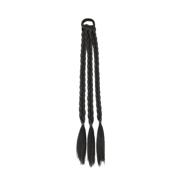 Boxer Fläta Peruk Hästsvans Fyra Trådar Boxer Fläta Trendig Peruk E8E6 Y6H2 C0X4 Natural black	 1pcs