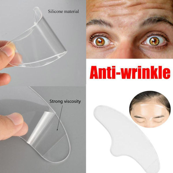 1 st Anti-rynkplåster Rynkor Leende Linjer Veck Pannband L3 X3W1 P5 A2T5 TransparentB forehead