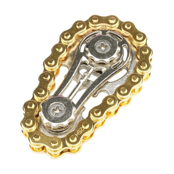 Hand Spinner Kedjeväxel Fingertopp Drev Stress Relief Leksak Fidget Spinner HET Golden 1pcs