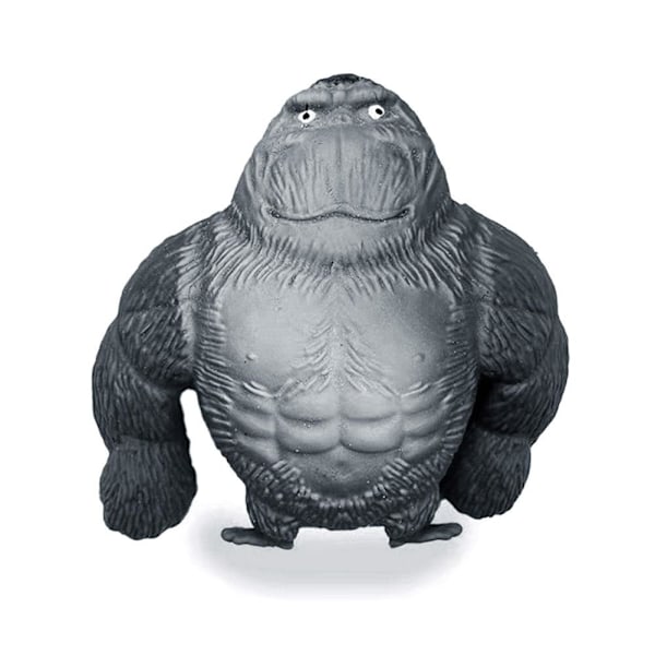 Mini Kreativ Gorilla Squishy Leksak Simulering Apa Stretch T black onesize