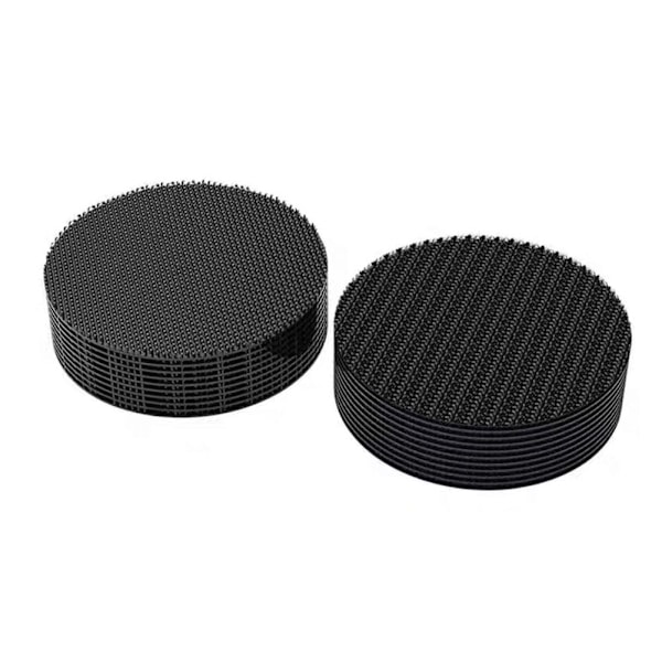 Multifunktionell halkfri tejp för bilgolv, klassrum, off blackA 1pcs  circular