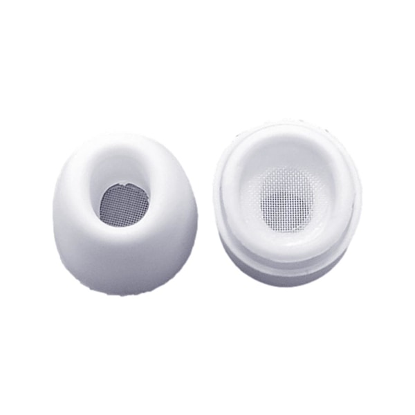1 par hörlurskuddar Mjuka silikon Ersättningsöronproppar för AirPods ьф а △} whiteC small