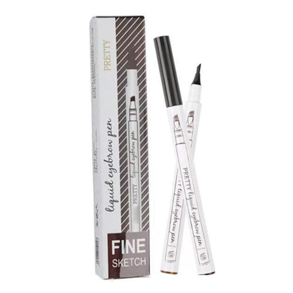 4-punkts Ögonbrynspenna Vattentät Långvarig Flytande Ögonbryn P 3#Dark Grey 5ml
