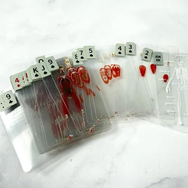 The Body-Deck, Unik Transparent 3D-bild av människans anatomi P