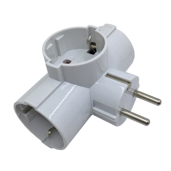 1 till 3 Uttagsadapter Portabel EU-omvandlare 16A 250V för Resor =-=