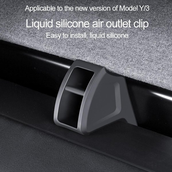 För Tesla Model 3 Highland Y Launch 2025 Luftfräschare Adapter Ventil Luft Bil Aromaterapi Clip W9 2pcs One size