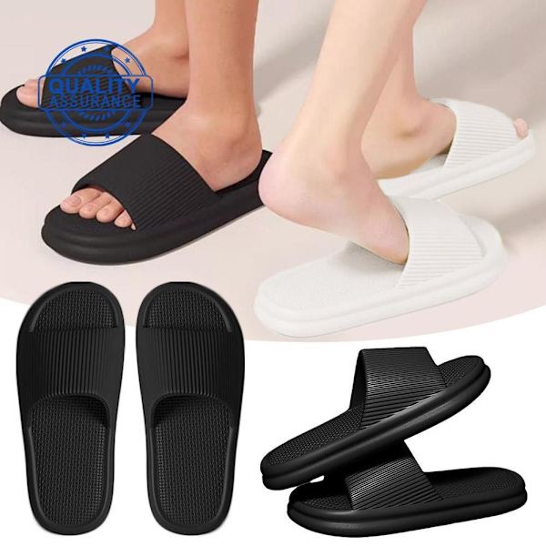Eva Par Tjocksulade Sandaler Badrum Halkfria Utomhustofflor Sommartofflor V7r9 white 4041