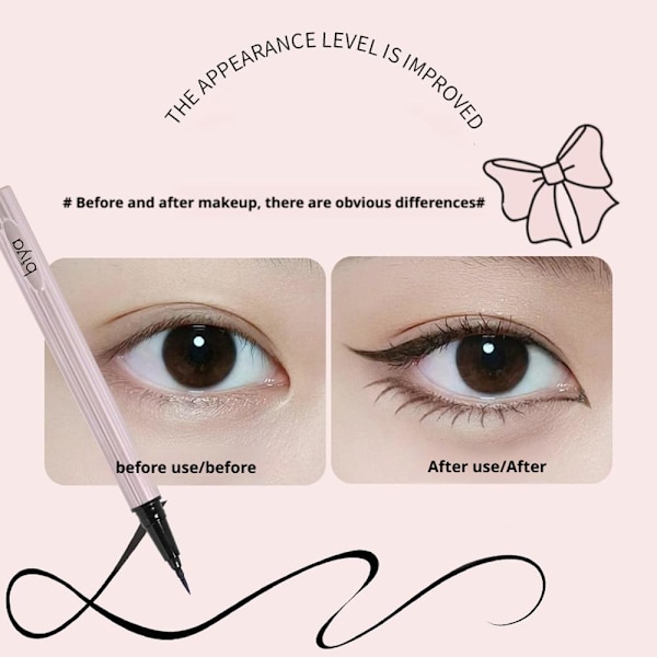 Biya Eyeliner Penna Mjuk Vattentät Svettsäker Snabbtorkande Versa 102 # brown 0.8ml