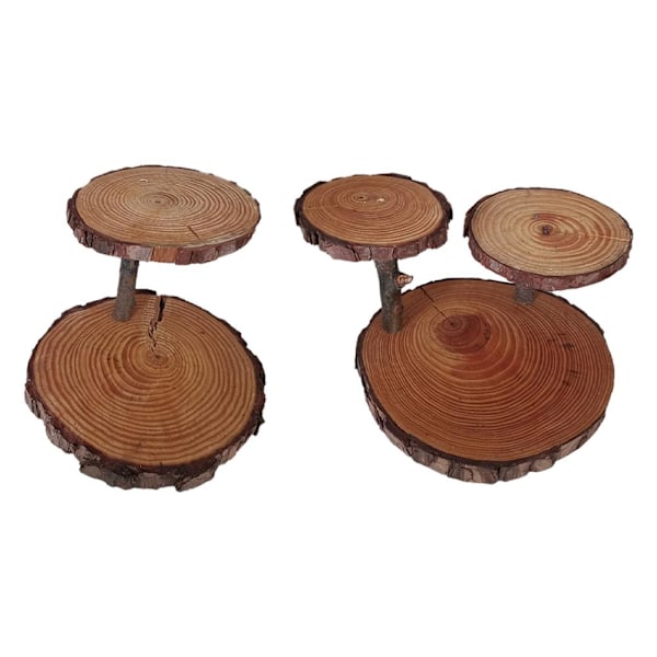 Tårtställ Dessertdisplay Trä Party Bondgård Träställ Bröllop Rustik Vånings B0V1 Pl Serverings Våningstorn 3 wooden S