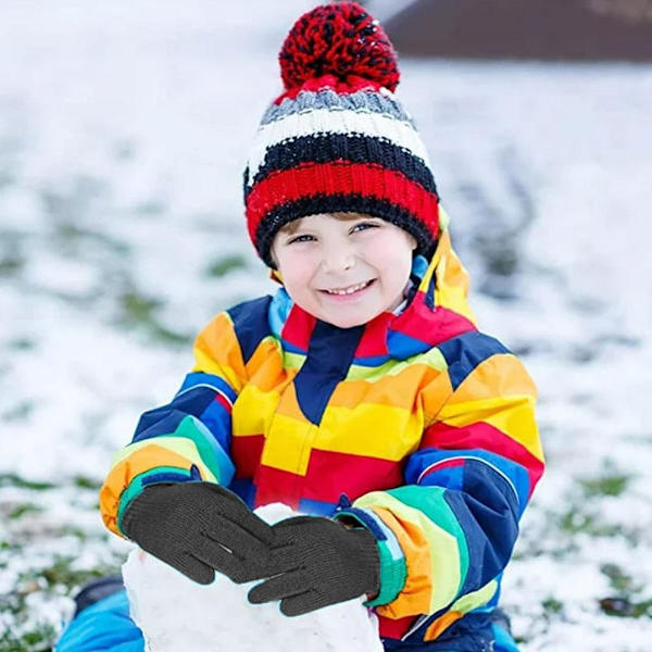 Barn Flickor Pojkar Barn Småbarn MAGIC Vinter Stretch HANDSKAR BARN Vante K3O5