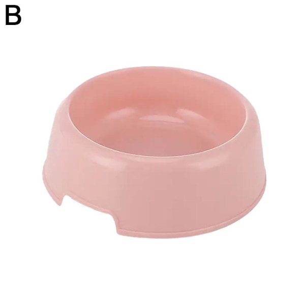 Skål för husdjur, hund och katt, resefotspår, matningsfoder, vatten, plast pink one-size