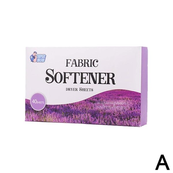 Lavendel Tvättmedel Torktumlare Ark Lugn Räkning Försvar Lukt Elektrostatisk 40 F2O5 Scented Grass Fragrance 1box 