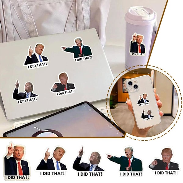 50 - 100 st dekaler, Jag gjorde det, Bensinpumpdekaler enkelsidig dekal Lot A5 C 100PCS