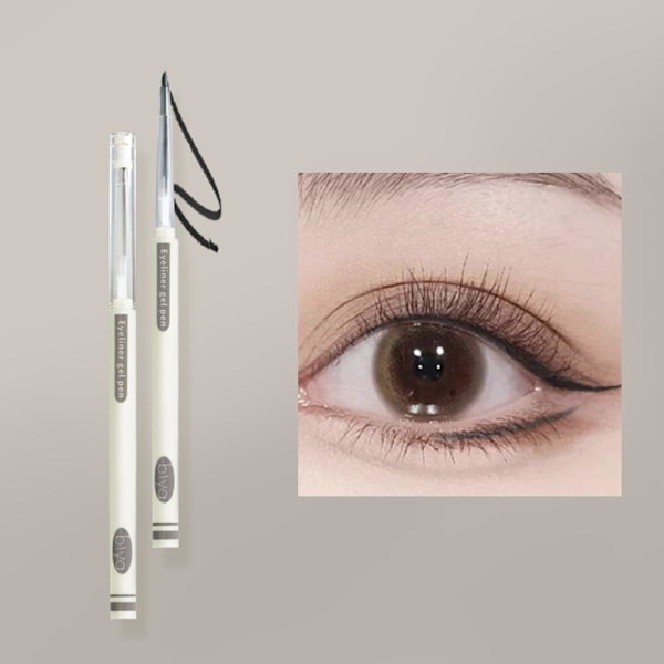 Silkeslen Långvarig Eyeliner Hållbar Vattentät Anti-kladd fo 103 Truffle Grey 0.12g