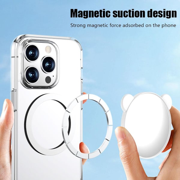 Magnetisk Selfie-spegel för bakkamera, Smal Mobiltelefon Selfie-spegel Hot M3 black one size