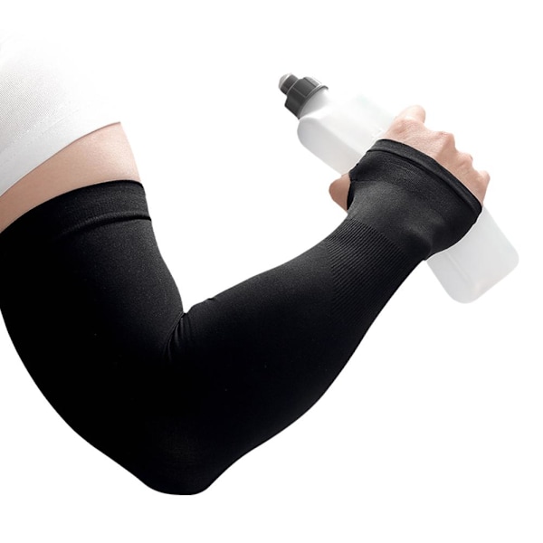 1 Par Kylande Armskydd UV Solskydd Sport Utomhus no hand cover white