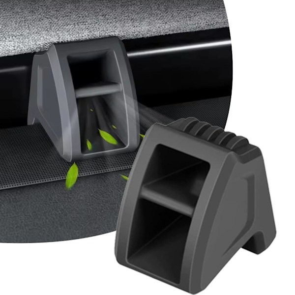 För Tesla Model 3 Highland Y Launch 2025 Luftfräschare Adapter Ventil Luft Bil Aromaterapi Clip W9 2pcs One size