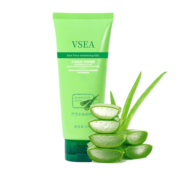 Aloe Vera Exfolierande Gel För Ansikts- och Kroppsskrubb Exfolierande Djuprengöring L6