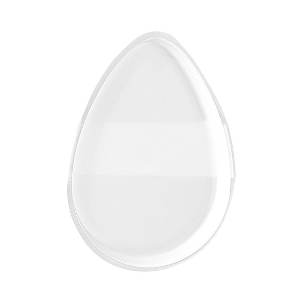 Jelly Mjuk Silikon Gel Puder Puff Svamp för Kosmetiskt Ansikte Fou circular 1pcs