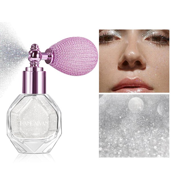 Glitter Kroppspuder - Highlighter Spray Shimmer för Ansikte CITRINE 4.6g