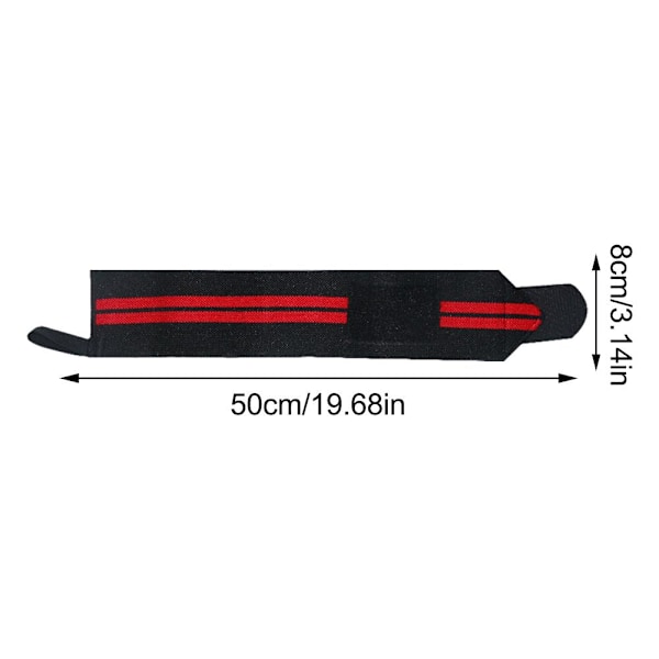 Fitness Armband Basketboll Fitness Handledslindor Kompression red onesize