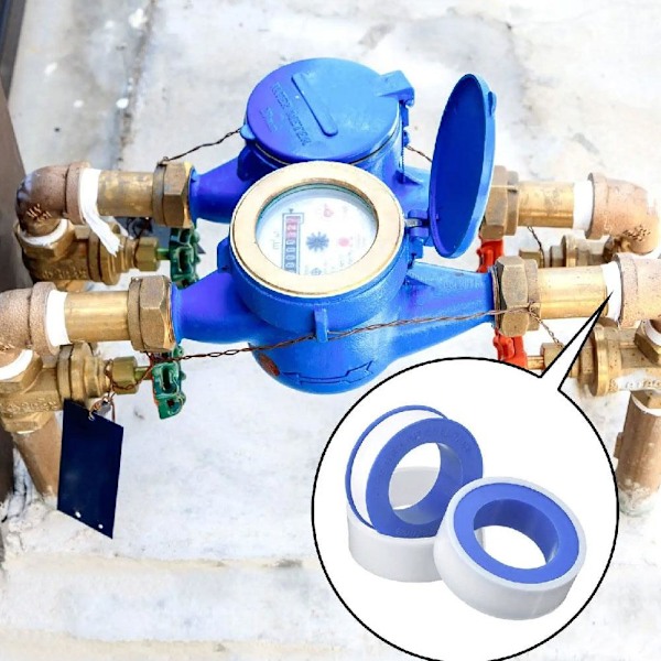 Teflontape Tätningsband PTFE Rörmokartape för Duschmunstycken och Rörgängor ∪ Blue shell 10 meters 1set