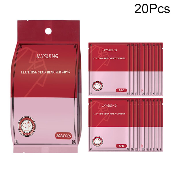 MUMQAQ Evolution Fläckborttagningsservetter, Fläckborttagning för Kläder A 20pcs 5pcs