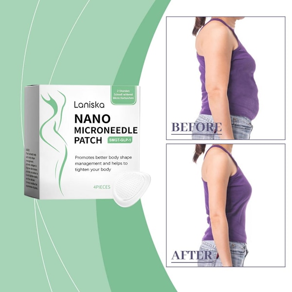 SMGT-GLP-1 Nano Microneedles Kroppsvård Plåster För Viktminskning 4st