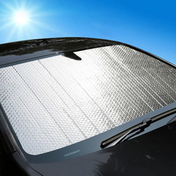 Vikbar bil vindruta visir skydd solskydd dammtät UV-skydd I1 130*60cm one-size