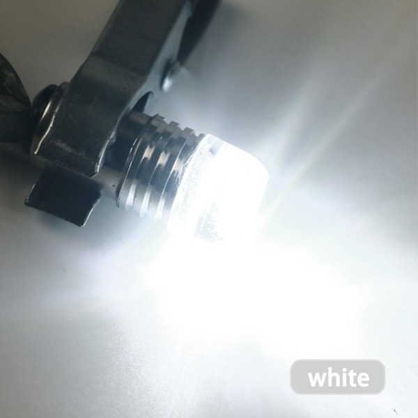 1/1156 Ba15s 1157 Bay15d Röd Stroboskoplampa 5730 12v Bakljus Blinkande Glödlampa Bromssignal Blinkers B9 2 LED White One size
